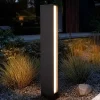 Lucande LED-gadelampe Lirka, 2 lyskilder, grå, metal, 60 cm