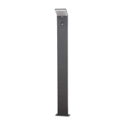 Lucande LED-gadelampe Nevio, sensor, 100 cm, antracit