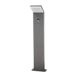 Lucande LED-gadelampe Nevio, sensor, 60 cm, antracit