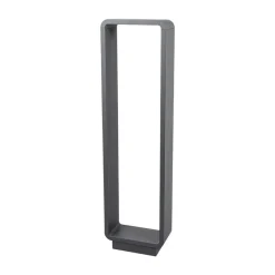 Lucande LED-gadelampe Ninon, 80 cm, antracit, metal