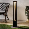 Lucande LED-gadelampe Pirron, 80 cm, trekantet, IP54