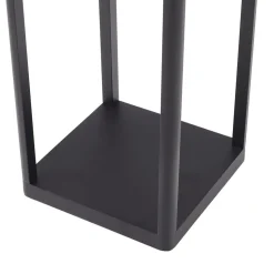 Lucande LED-gadelampe Thorvid, højde 120 cm, sort