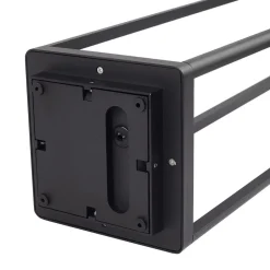 Lucande LED-gadelampe Thorvid, højde 120 cm, sort