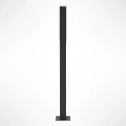 Lucande LED-gadelampe Virgalia, 65 cm, IP65, antracit
