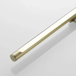 Lucande LED-gallerilampe Dimitrij, messing, metal, 54 cm