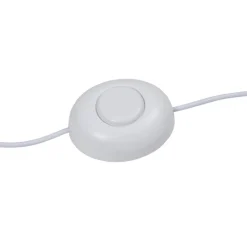 Lucande LED-gulvlampe Audrina, beige, metal, dæmpbar