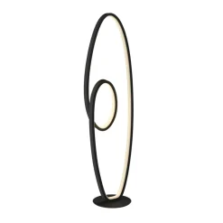 Lucande LED-gulvlampe Bronwyn, 122 cm, antracit, aluminium