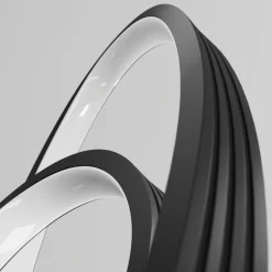 Lucande LED-gulvlampe Bronwyn, 122 cm, antracit, aluminium