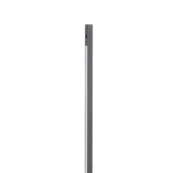 Lucande LED-gulvlampe Linija, sort, højde 110 cm, sensor