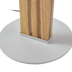 Lucande LED-gulvlampe Silja, 101 cm, træ, resin, 3000K