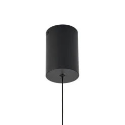 Lucande LED-gulvlampe Sphere, sort/opal, glas, dæmpbar