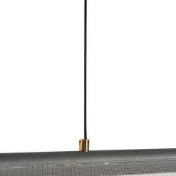 Lucande LED-hængelampe Alania, transparent, metal, 86,5 cm