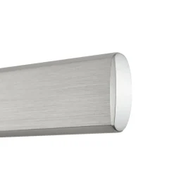 Lucande LED-hængelampe Arvon, aluminiumsfarvet, 117 cm, dæmpbar, CCT