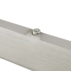 Lucande LED-hængelampe Arvon, aluminiumsfarvet, 117 cm, dæmpbar, CCT