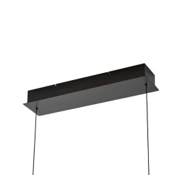 Lucande LED-hængelampe Emara, mørkt træ, eg, CCT