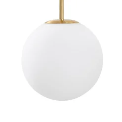 Lucande LED-hængelampe Joran, 3 lyskilder, hvid, glas