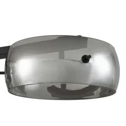 Lucande LED-hængelampe Martis, sort, 4 lyskilder, dæmpbar