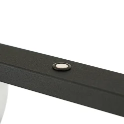 Lucande LED-hængelampe Martis, sort, 4 lyskilder, dæmpbar