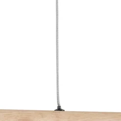 Lucande LED-hængelampe Maruta, træ, bjælke, 120 cm, 3000K