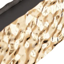 Lucande LED-hængelampe Nivara, 117 cm, guld, metal