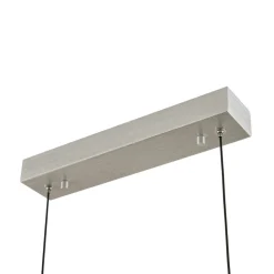 Lucande LED-hængelampe Torven, aluminium, CCT, udtrækkelig