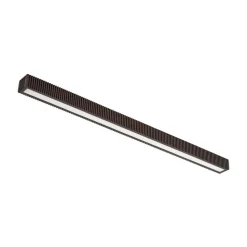Lucande LED-loftlampe Emara, mørkt træ, eg, dæmpbar