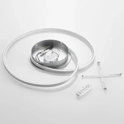 Lucande LED-loftlampe Enesa, 63 cm, CCT, fjernbetjening, dæmpbar