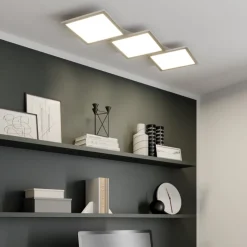 Lucande LED-loftlampe Ilira, 3 lyskilder, sølv, CCT, dæmpbar
