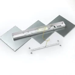 Lucande LED-loftlampe Ilira, 3 lyskilder, sølv, CCT, dæmpbar
