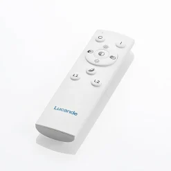 Lucande LED-loftlampe Noud, 65 cm, sølv, metal, CCT