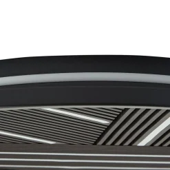 Lucande LED-loftlampe Orven, træ, Ø 50 cm, dæmpbar