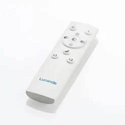 Lucande LED-loftlampe Senne, CCT, sølv, metal