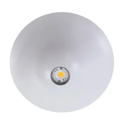 Lucande LED-loftslampe Orasa, glas, hvid/klar, Ø 43 cm