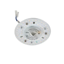 Lucande LED-loftventilator Kayu, hvid/træ, DC, 132 cm