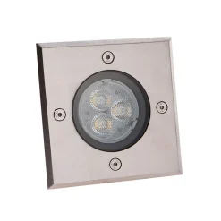 Lucande LED nedgravningslampe Ava, 12 cm x 12 cm, IP67