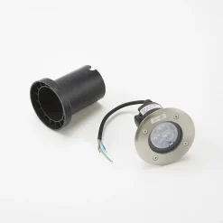 Lucande LED nedgravningslampe Ava, Ø 12 cm, rund, IP67