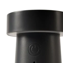 Lucande LED-peberkværn Pepper, mørkegrå, batteri, IP44