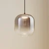 Lucande LED-pendel Avelina, Ø 14cm , 1-lys. sort