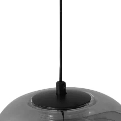 Lucande LED-pendel Avelina, Ø 14cm , 1-lys. sort