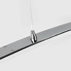 Lucande LED-pendellampe Lorian, 99 cm, krom, metal