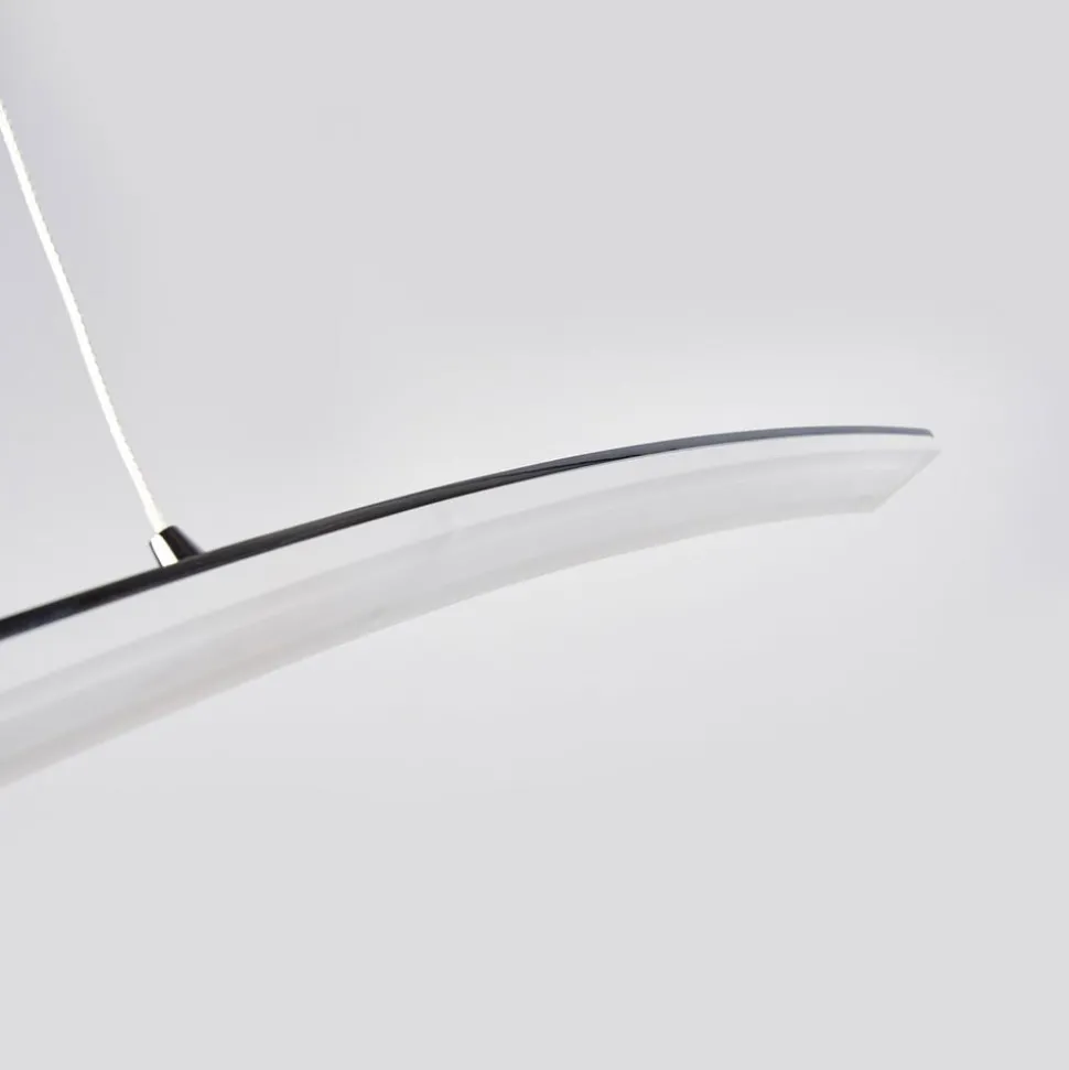 Lucande LED-pendellampe Lorian, 99 cm, krom, metal