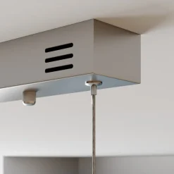 Lucande LED-pendellampe Lyani, 115 cm, 3 lyskilder, krom, dæmpbar