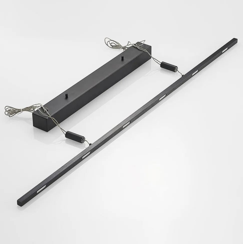 Lucande LED-pendellampe Stakato, 120 cm, 6 lyskilder, dæmpbar