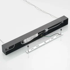 Lucande LED-pendellampe Stakato, 120 cm, 6 lyskilder, dæmpbar