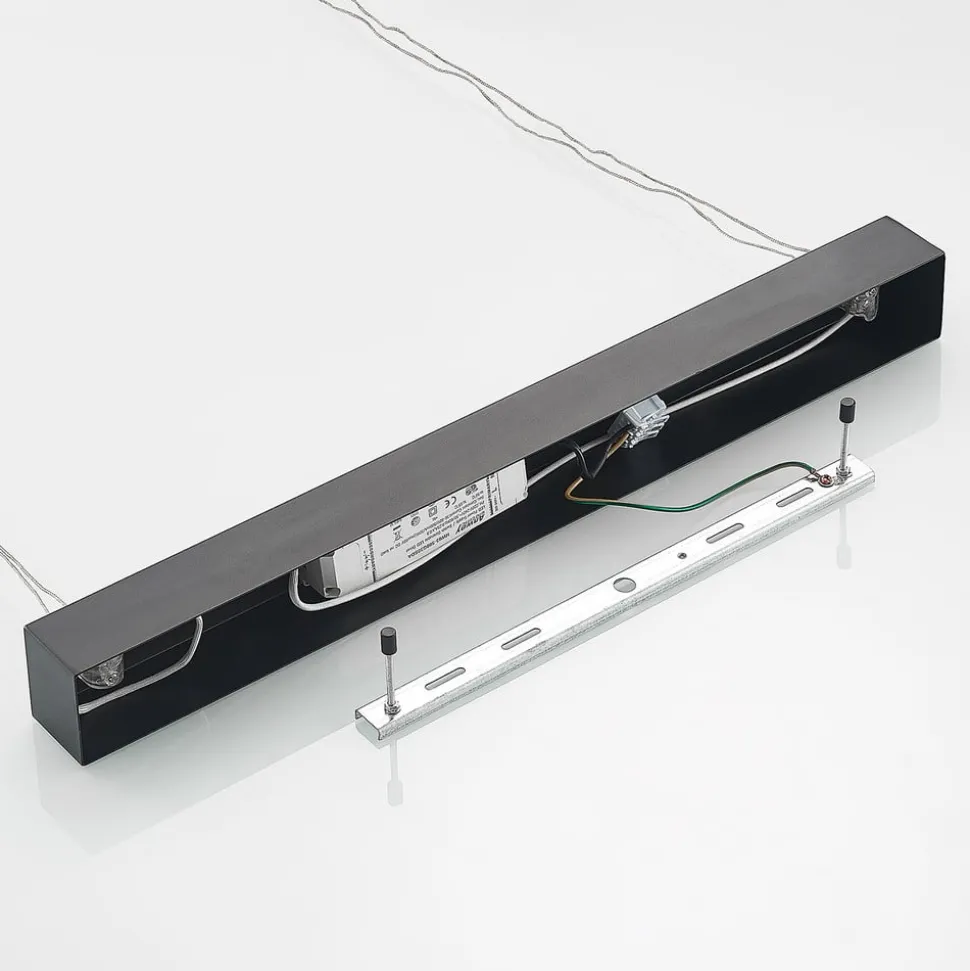 Lucande LED-pendellampe Stakato, 120 cm, 6 lyskilder, dæmpbar