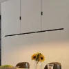 Lucande LED-pendellampe Stakato, 140 cm, 6 lyskilder, dæmpbar