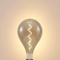 Lucande LED-pære E27 A160 4W 1.800K dæmpbar røgfarvet