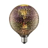 Lucande LED-pære E27 Ø 12,5 cm 4 W 3D fyrværkeri
