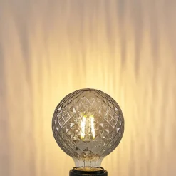 Lucande LED-pære E27 G95 4W 1.800K dæmpbar røg