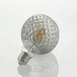 Lucande LED-pære E27 G95 4W 1.800K dæmpbar røg